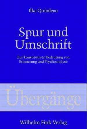 Spur und Umschrift de Ilka Quindeau