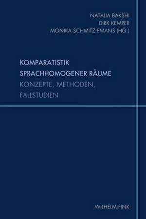 Komparatistik sprachhomogener Räume de Natalia Bakshi