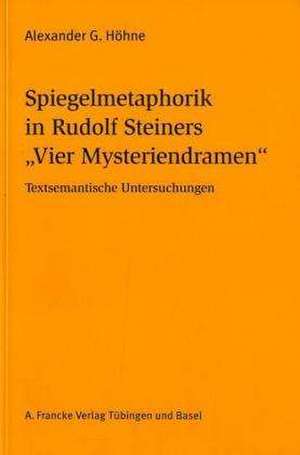 Spiegelmetaphorik in Rudolf Steiners "Vier Mysteriendramen" de Alexander G. Höhne