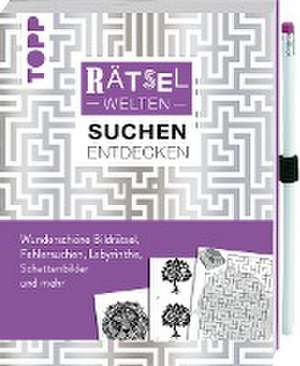 Rätselwelten - Rätseln, Suchen & Entdecken: Wunderschöne Bildrätsel, Fehlersuchen, Labyrinthe, Schattenbilder und mehr de Stefan Heine