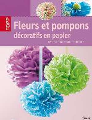 Fleurs et pompons décoratifs en papier