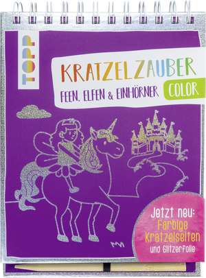 Kratzelzauber Color Feen, Elfen & Einhörner de Frechverlag