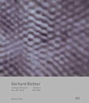 Gerhard RichterCatalogue Raisonné 5 de Gerhard Richter