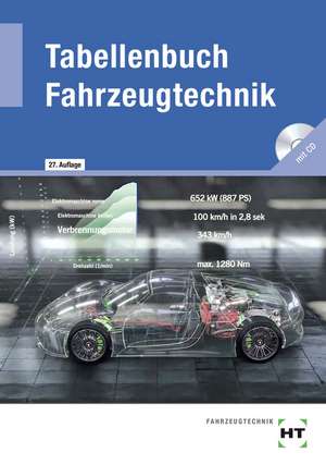 Tabellenbuch Fahrzeugtechnik de Helmut Elbl