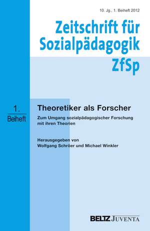 Theoretiker als Forscher de Wolfgang Schröer