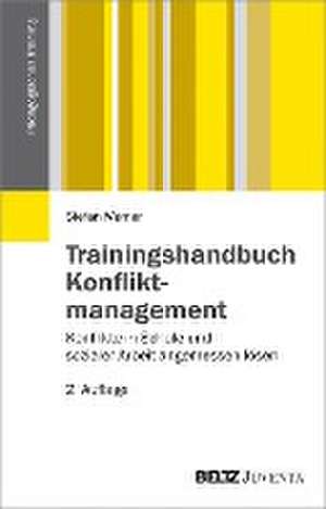 Trainingshandbuch Konfliktmanagement de Stefan Werner