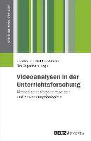 Videoanalysen in der Unterrichtsforschung de Udo Rauin