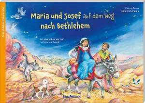 Maria und Josef auf dem Weg nach Bethlehem de Barbara Peters