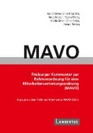 Handbuch MAVO-Kommentar de Norbert Beyer