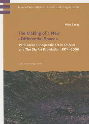 The Making of a New "Differential Space": Permanent Site-Specific Art in America and the Dia Art Foundation (1974-2006) de Mira Banay