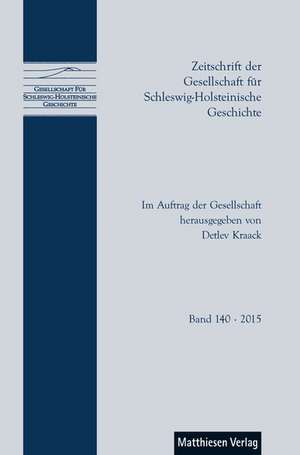 Zeitschrift der Gesellschaft für Schleswig-Holsteinische Geschichte de Gesellschaft für Schleswig-Holsteinische Geschichte