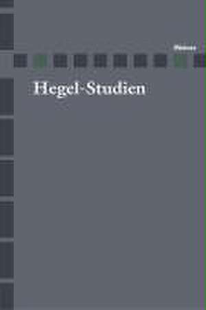 Hegel-Studien de Friedhelm Nicolin