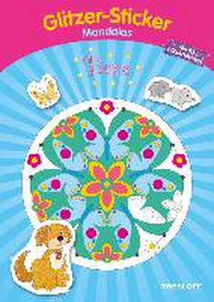 Glitzer-Sticker-Mandalas Tiere. Malbuch ab 5 Jahren de Oli Poppins