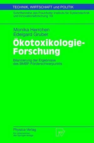 Ökotoxikologie-Forschung: Bilanzierung der Ergebnisse des BMBF-Förderschwerpunkts de E. Böhm