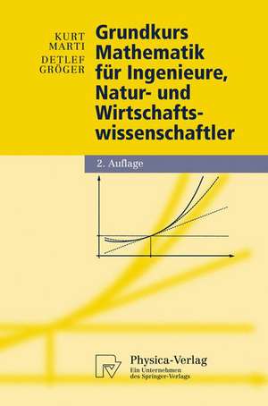 Grundkurs Mathematik für Ingenieure, Natur- und Wirtschaftswissenschaftler de Kurt Marti