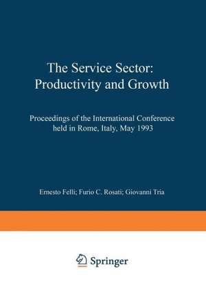 The Service Sector: Productivity and Growth: Proceedings of the International Conference held in Rome, Italy, May 27–28 1993 de Ernesto Felli