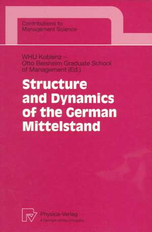 Structure and Dynamics of the German Mittelstand de C. Homburg