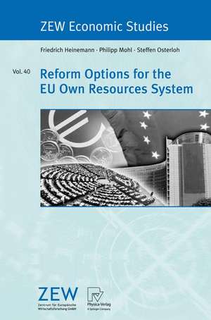 Reform Options for the EU Own Resources System de Friedrich Heinemann