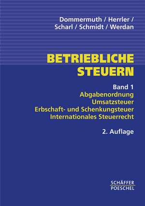 Betriebliche Steuern 1 de Thomas Dommermuth