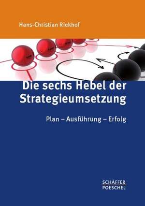 Die sechs Hebel der Strategieumsetzung de Hans-Christian Riekhof