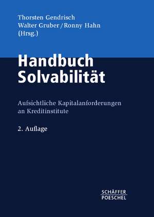 Handbuch Solvabilität de Thorsten Gendrisch