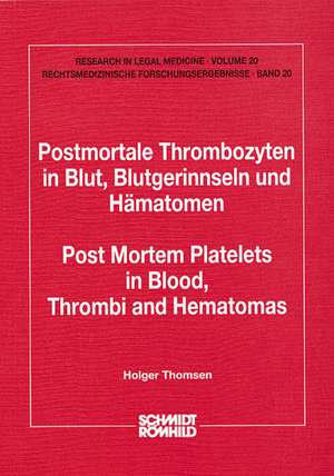 Postmortale Thrombozyten de Holger Thomsen