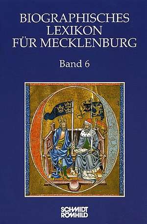 Biographisches Lexikon für Mecklenburg 6 de Andreas Röpcke