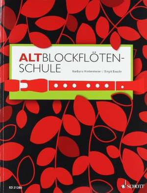 Altblockflötenschule de Barbara Hintermeier