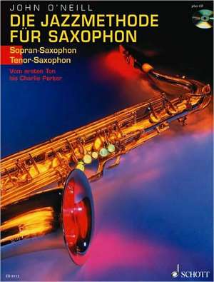 Jazz Method for Soprano/Tenor Sax Book/CD: (German) de John O'Neill