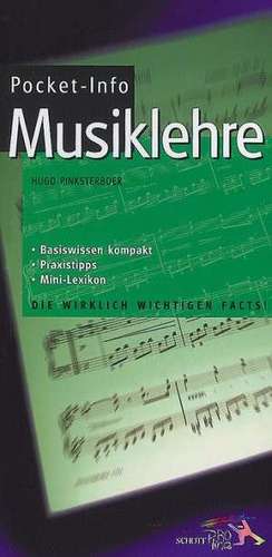 Pocket-Info Musiklehre de Hugo Pinksterboer