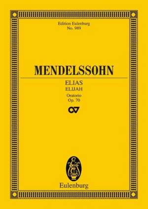 Elias de Felix Mendelssohn Bartholdy