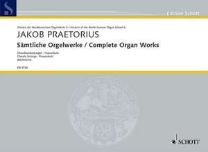 Sämtliche Orgelwerke de Jakob Praetorius