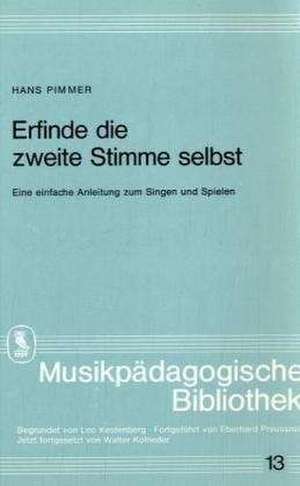 Erfinde die zweite Stimme selbst de Hans Pimmer