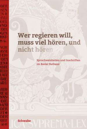 "Wer regieren will, muss viel hören, und nicht hören" de Markus Ritter