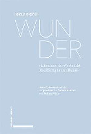 Wunder. «Ich nehme das Wort nicht leichtfertig in den Mund» de Helmut Holzhey