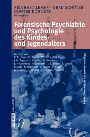 Forensische Psychiatrie und Psychologie des Kindes- und Jugendalters de R. Lempp