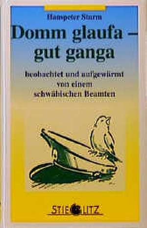 Domm glaufa, gut ganga de Hanspeter Sturm