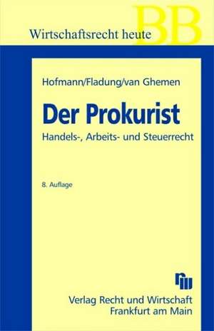 Der Prokurist de Klaus Hofmann