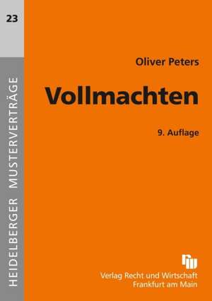 Vollmachten de Oliver Peters