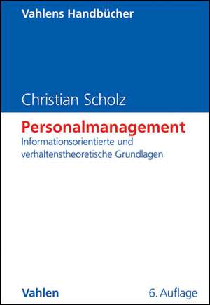 Personalmanagement de Christian Scholz