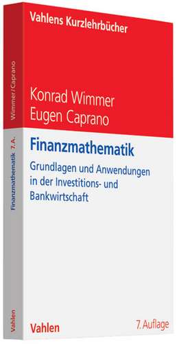 Finanzmathematik de Eugen Caprano