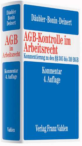 AGB-Kontrolle im Arbeitsrecht de Wolfgang Däubler