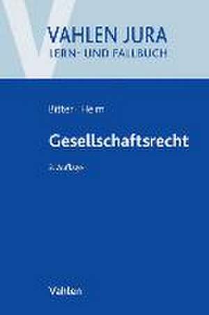 Gesellschaftsrecht de Georg Bitter