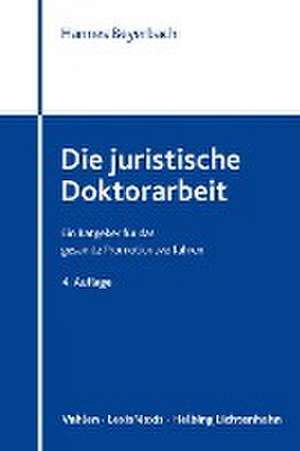 Die juristische Doktorarbeit de Hannes Beyerbach