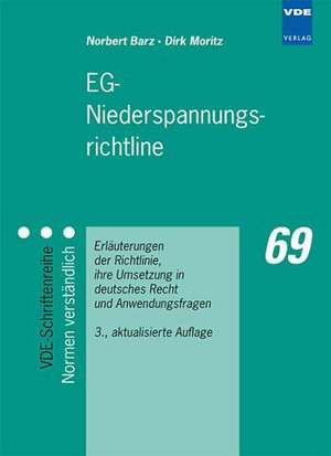 EG-Niederspannungsrichtlinie de Norbert Barz