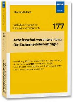 Arbeitsschutzverantwortung für Sicherheitsbeauftragte de Thomas Wilrich