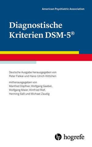 Diagnostische Kriterien DSM-5® de American Psychiatric Association