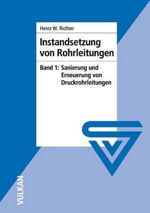 Instandsetzung von Rohrleitungen 1 de Heinz W. Richter