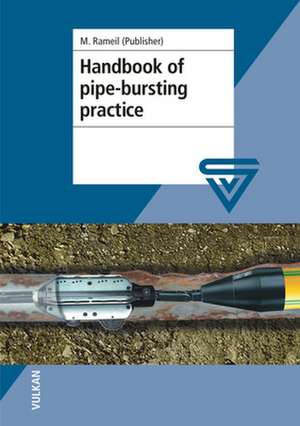 Handbook of pipe-bursting practice de Meinolf Rameil