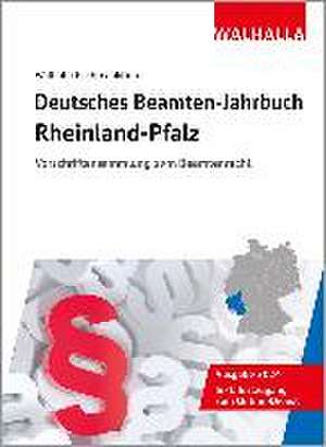 Deutsches Beamten-Jahrbuch Rheinland-Pfalz 2024 de Walhalla Fachredaktion